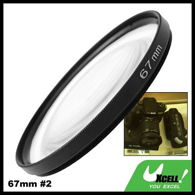 Close-up Attachment 67mm Lens f500mm Filter +2 for Nikon Canon Camera