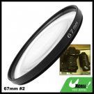 Close-up Attachment 67mm Lens f500mm Filter +2 for Nikon Canon Camera