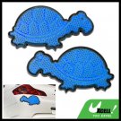 Stop Sign Car Light Reflector w/Blue Tortoise Shaped