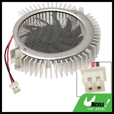 Aluminum VGA Video Card Heatsinks Cooler Cooling Fan