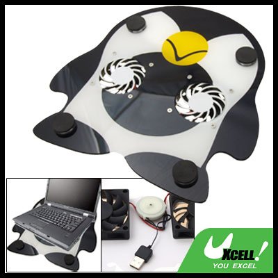 Penguin Cooler USB Power Cooling Pad 2 Fan for Laptop