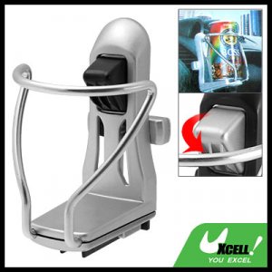 Car Auto Mount Silvery Drink Can Cup Bottle Holder Stand