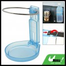 Folding Car Auto Drink Can Cup Bottle Blue Holder Stand