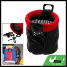 Portable Car Storage Pocket Sundries Bag Red and Black