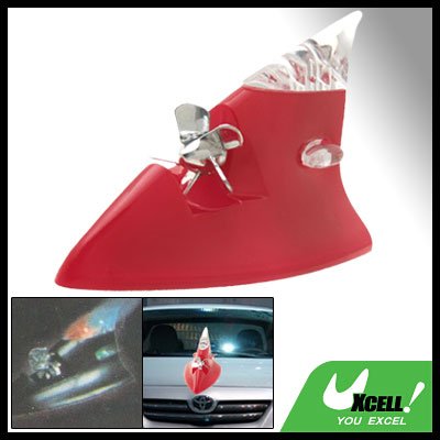 Wind Powered Red LED Light Antenna for Auto Car