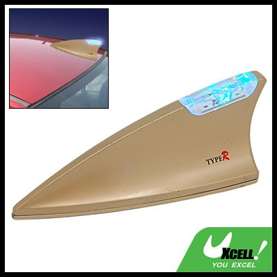 Car Auto Shark Fin Decorative Antenna with Sensor Light