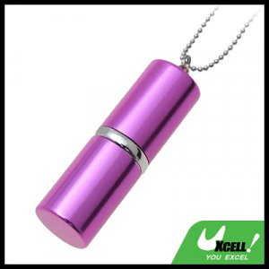 Purple Lipstick Keychain USB 4GB Flash Memory Stick