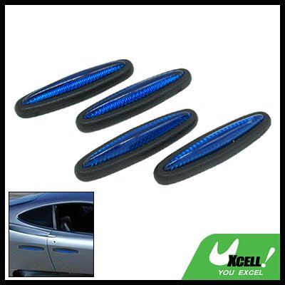 Car Auto Door Guard Protectors 4 Pieces Navy Blue (LK-217)