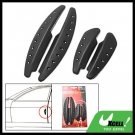 Black Car Door Decorative Sticker Guard - 4 Pieces (AC-710)