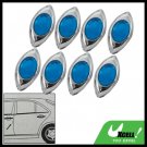 8 Pieces Blue Eyes Shaped Car Door Bumper Mirror Guard (GZ-086)