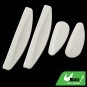 White Soft Plastic Car Auto Door Guard Protector 4 PCS