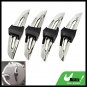 4 Pieces Decorative Car Door Guard Protector Silvery
