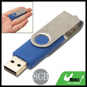 Compact Portable Swivel 8GB USB 2.0 Flash Drive Memory Stick