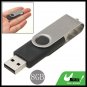 Swivel 8GB USB 2.0 Flash Memory Stick Pen Drive Black and Silvery