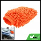 Orange Microfiber Car Washing Cleaning Glove Wash Mitt