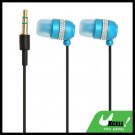 Super Bass 3.5mm Stereo Earphones Headphones for MP3/MP4 PC - (SN-818)