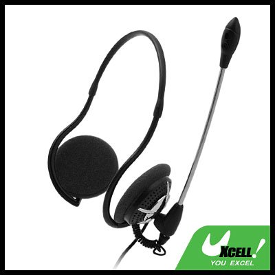 3.5mm Stereo PC Computer Headset Headphone Microphone