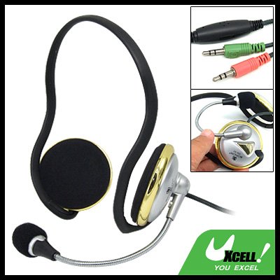 3.5mm Stereo Microphone Earphone Headphone for Computer PC