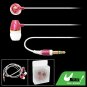 In-ear Rose Color 3.5mm Earphone for PC iPod MP4 MP3