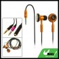 Stereo Necklace Earphone with 3.5mm Plug for PC MP3 MP4
