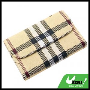 Classic Khaki Business Card Case Holder