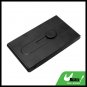 Metallic Plated COOL Automatic Sliding Business Card Case Holder - Black