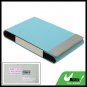 Fashionable Green Sleek Leather Magnetic Flip Cover Business Card Case Holder