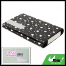 Exquisite Black Hard Leather Business Card Case Holder