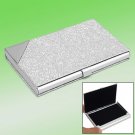 Silvery Aluminum Business Card Case w/anti-slip Surface