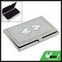 Stainless Steel Flocked Inner Name Business Card Holder Case
