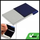 Blue Silvery Metal Stainless Steel Holder Case for Business ID Card
