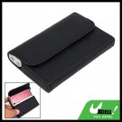 Black Leather Surface Aluminum Business Card Case