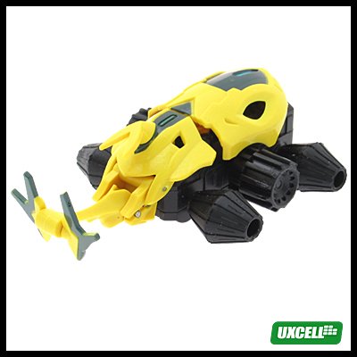 Toy Car - Super Hand Wind Whale Car w/ Motion - Yellow
