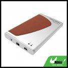 2.5" USB OTB SATA HDD Aluminum External Hard Drive Enclosure Case Silver
