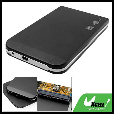 Pocket USB 2.0 2.5" SATA Hard Drive HDD External Enclosure Case