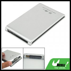 USB 2.0 Hard Drive Enclosure Case Box for 2.5" Inch SATA HDD
