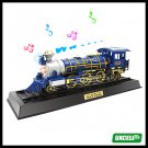 Corded Train Phone Telephone with Flashlight + Whistle + Motion (NO.ar-5050)  Blue