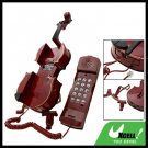 Classic Violin Corded Telephone (KXT-3B) - Mahogany Color