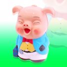 Novelty Mr. Piggy Corded Telephone (KXT-111) - Yellow/Blue
