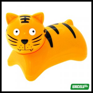 Novelty Desktop Tiger Corded Telephone (SH - 070) - Yellow