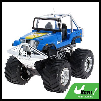 Toy - Remote Radio Control High Speed RC Racing Car - Blue