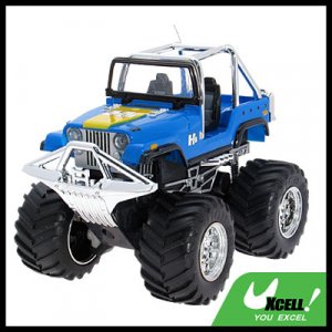 Toy - Remote Radio Control High Speed RC Racing Car - Blue