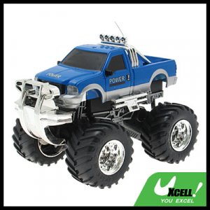 Toy - Radio Remote Control RC Power Cross-country 4x4 Racing Car-Blue