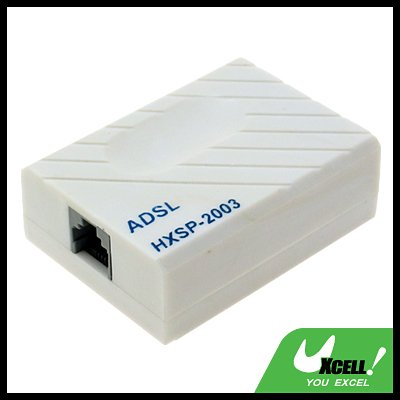 Phone Telephone HX-ADSL Modem Splitter Adapter