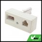 Telephone-Modem Phone 2 in 1 Line Splitter