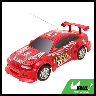 Toy - NO.2 Radio RC Remote Control 1:32 Super Fast Racing Car-Red