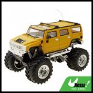Toy - Yellow High Speed 2 LED Remote Radio Control RC Racing Car Kids