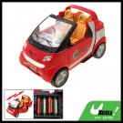 Fashion Red Flashing Music Battery Powered Car Toy