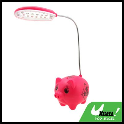 18 LED Pig Super Capacity Desk Light Reading Lamp