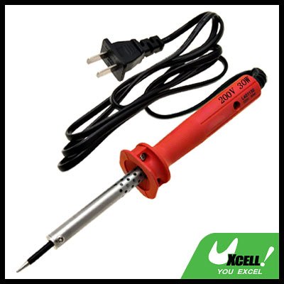 Red Handle 30W Professional Electric Nichrome Heater Soldering Iron Tool